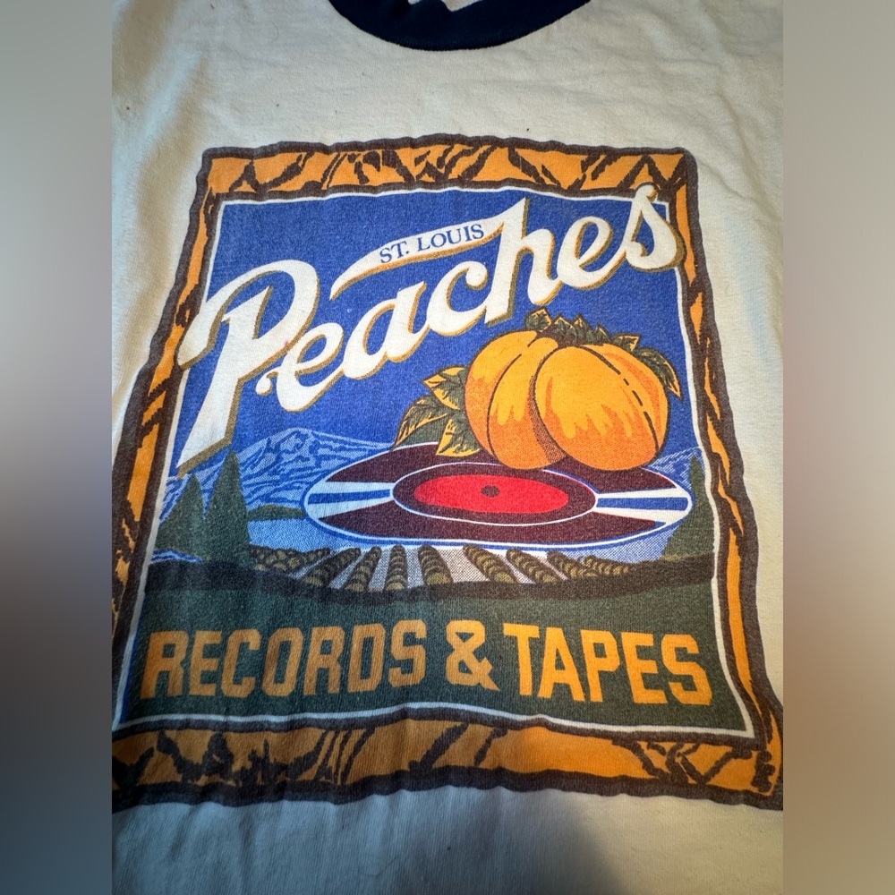 vintage peaches records shirt